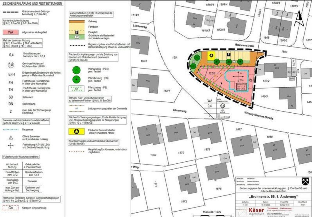 Bebauungsplan Brunnenstr. 55